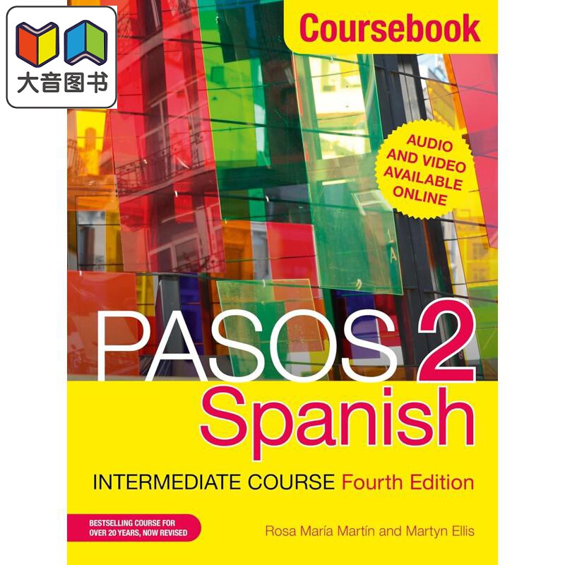 Pasos 2 Fourth Edition Spanish Intermediate Course Coursebook 成人西班牙语课程 Pasos 2 第四版 教材 大音