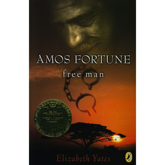 纽伯瑞获奖书单系列 自由人阿莫斯 Amos Fortune Free Man 英文原版 青少年小说 儿童文学故事书 7-12岁 1951年金奖