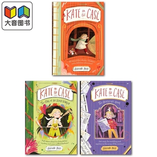 英文原版 Kate Hannah 大音 凯特大侦探1 7岁以上 the 共3册 章节小说 儿童侦探推理故事 Case Peck 进口童书