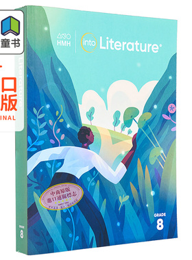 美国HMH Into Literature Student Edition Softcover Grade 8 中学初中文学学生书八年级 英语阅读英文原版图书 大音