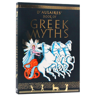 预售 英文原版绘本 英语童话故事书 多莱尔的希腊神话书 D'Aulaires Book of Greek Myths 外国儿童文学读物 平装彩绘大开本