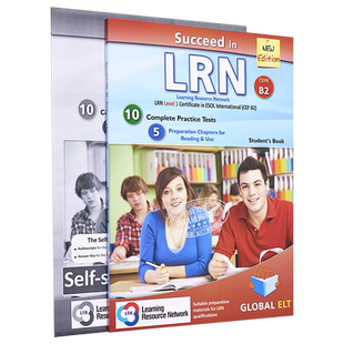 Succeed in LRN CEFR B2 Practice Tests Self-study LRN iESOL考试冲刺宝典 B2等级 模拟测试 备考自学套装 含答案