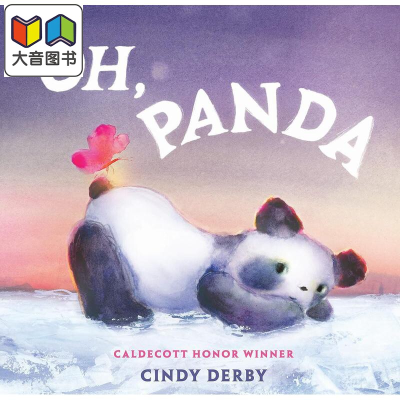 熊猫宝宝 Cindy Derby Oh Panda 英文原版 儿童绘本 动物故事图画书 精装精品绘本 进口图书 水彩插画 勇气和毅力 大音