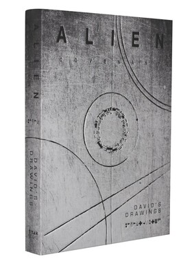 异形契约 戴维手稿 电影艺术画册 英文原版 Alien Covenant 人物原画设定集 精装艺术书