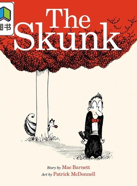 Patrick McDonnel The skunk 臭鼬 英文原版儿童精品绘本 动物故事 7到12岁 Mac Barnett 大音