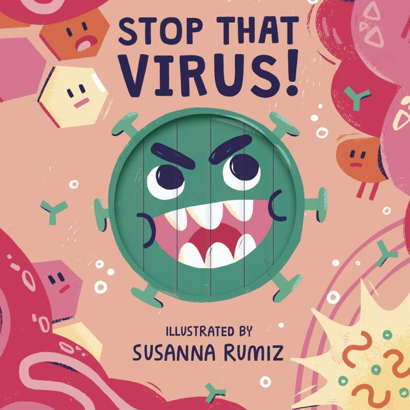 抽拉书病毒停停停 Stop that Virus!纸板机关书 0~3岁