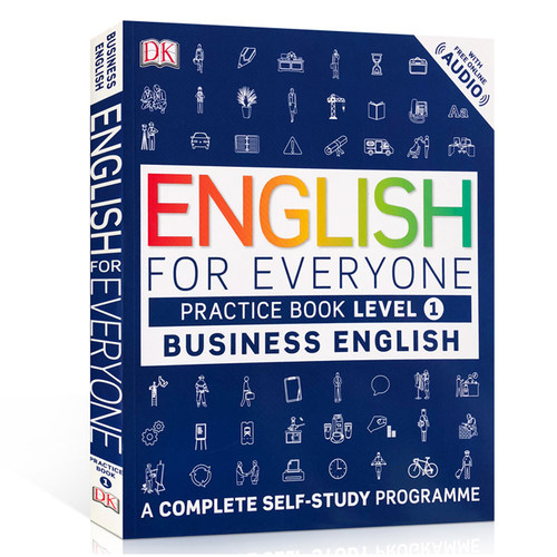 英文原版 人人学英语 商务英语1 练习册 English for Everyone Business English Level 1 Practice Book 英语学习教材