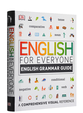 DK English for Everyone 系列 英语语法图解指南 英文原版 Grammar Guide 新视觉 人人学英语 日常综合训练单词词语参考书