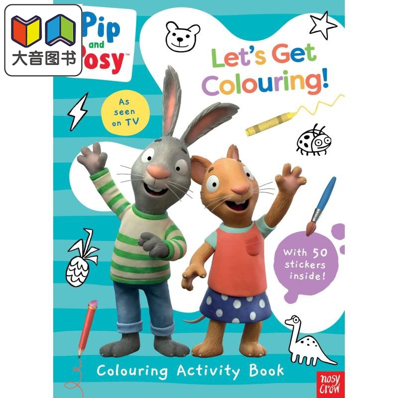 pip and posy: lets get colouring!