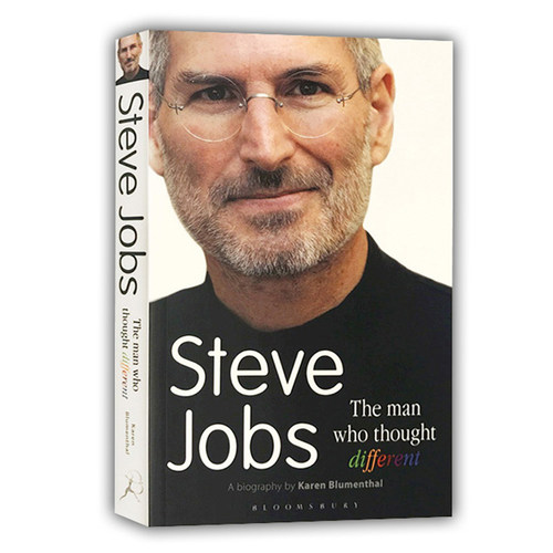 英文原版 乔布斯传 Steve Jobs The Man Who Thought Different 硅谷传奇 苹果教父史蒂夫乔布斯自传