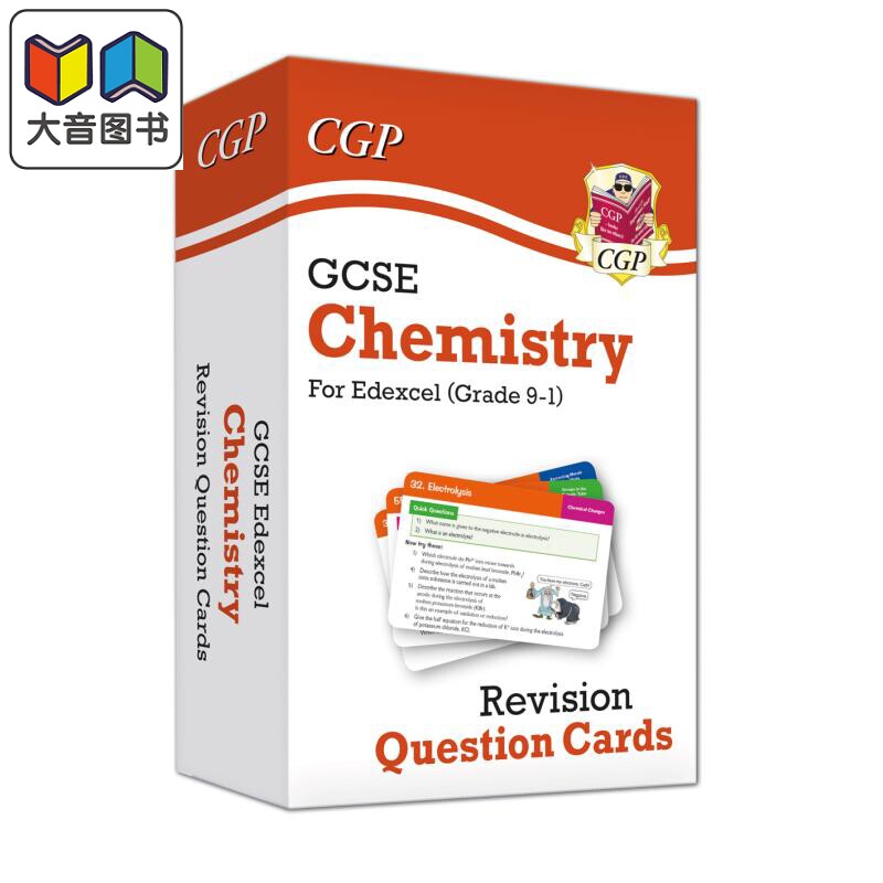 英国CGP 9-1 GCSE Chemistry Edexcel Revision Question Cards 大音