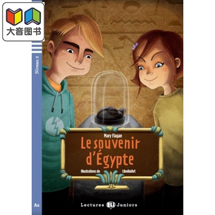 Teen 埃及纪念品ELI Egypte 法语学习分级阅读读物 French 法文原版 Readers 大音 含音频 souvenir