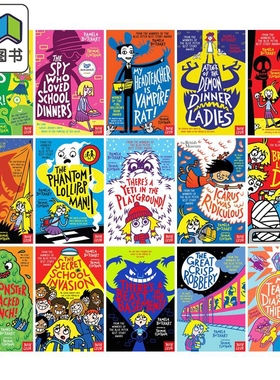 伊兹和朋友们1-15 Izzy and Friends 英文原版 儿童文学 爆笑小学生活故事 幽默小说 外星宝宝抓走了我的老师 大音