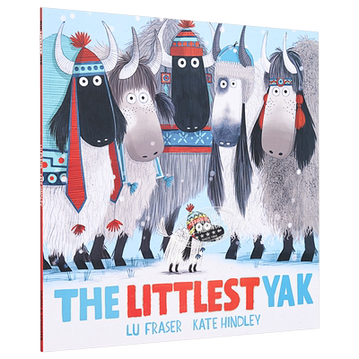 预售 Kate Hindley 精品绘本系列 The Littlest Yak 小牦牛 适合依偎的书 英文原版 情绪管理幽默故事插图