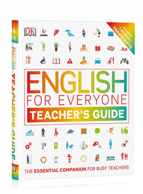 DK English for Everyone 系列 Teacher's Guide 教师指南 英文原版 新视觉 人人学英语自学 日常综合训练单词词语参考书工具