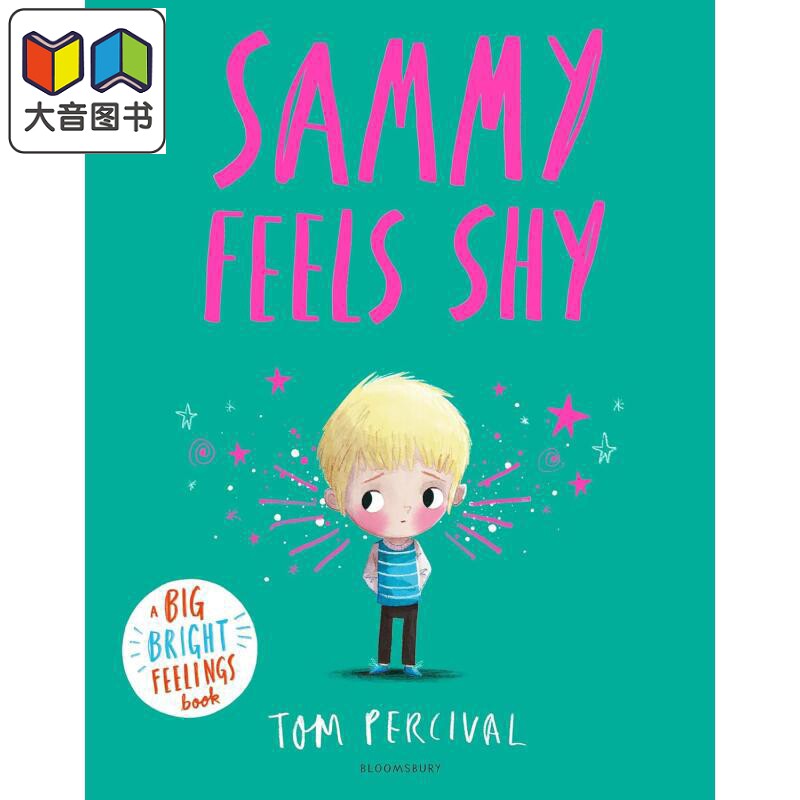 儿童情绪管理 山姆感到害羞 Tom Percival Sammy Feels Shy 英文原版 亲子绘本故事书 儿童情感类读物 进口童书 大音