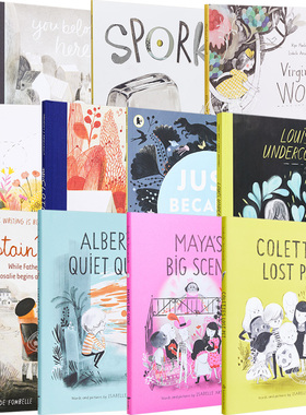 Isabelle Arsenault 精品绘本 Just because 正因为是 平装 英文原版 进口图书 亲子故事绘本 儿童读物 4-6岁