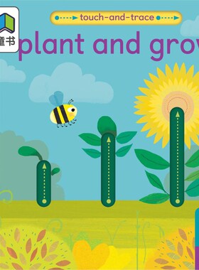 Plant and Grow 种植与生长 植物科普读物 Baby 101 Science 英文原版 进口图书 早教认知 儿童绘本 0-3岁植物 科普