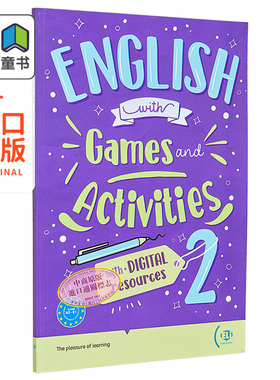 英语单词练习2 配在线游戏和活动ENGLISH WITH...digital games and activities 2英文原版ELT英语教材与教学教辅 大音