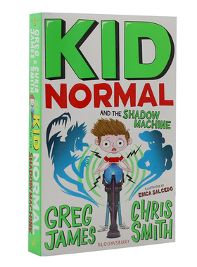 预售 麻瓜小子和影子机器 英文原版儿童文学小说 青少年读物章节书 Kid Normal and the Shadow Machine 中小学生英语课外阅读