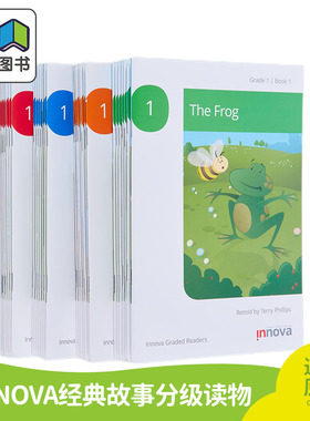 英国Innova 经典民间故事分级阅读读物 幼儿小学英语启蒙学习课外教辅4-12岁 配音频 1 2 3 4多级别可选 全套28册
