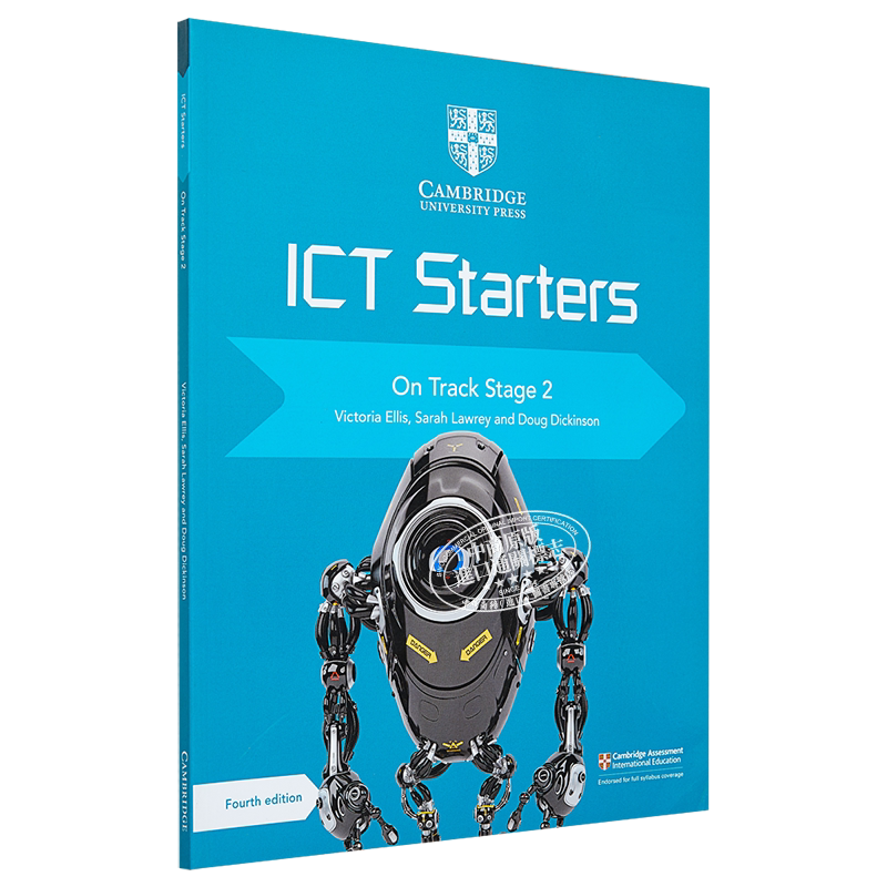 剑桥大学出版NEW ICT Starters On Track Stage 2 (4th edition)信息与通信技术 初级编程书