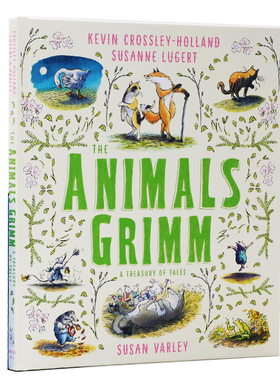 【精装】动物主题格林童话故事书 英文原版 The Animals Grimm 儿童英语读物 进口Badger's Parting Gifts 同作者