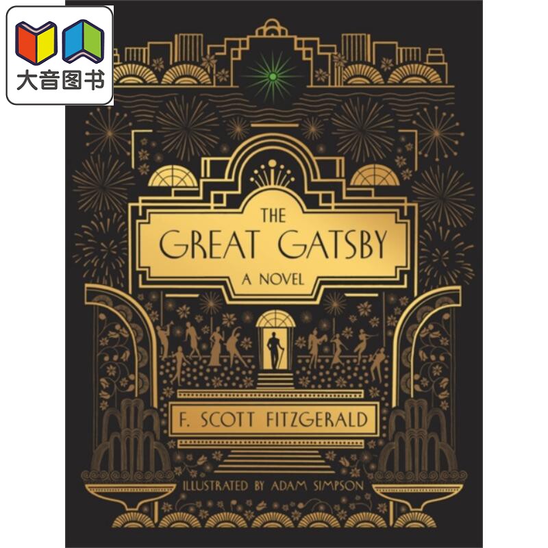 了不起的盖茨比 The Great Gatsby 英文原版 F Scott Fitzgerald 大音