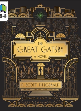了不起的盖茨比 The Great Gatsby 英文原版 F Scott Fitzgerald 大音