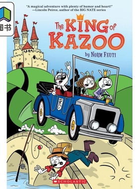 Norm Feuti The King of Kazoo 英文学乐桥梁漫画书卡祖笛之王 英文原版进口图书 小初文学 图画图像小说故事书 大音
