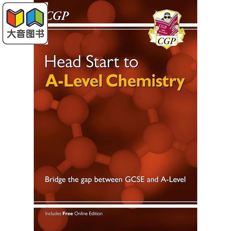英国原版CGP教辅 Alevel 化学新开始学习 New Head Start to A-level Chemistry 大音