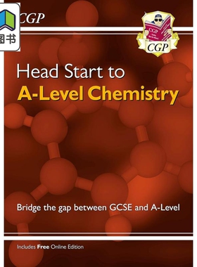 英国原版CGP教辅 Alevel 化学新开始学习 New Head Start to A-level Chemistry 大音