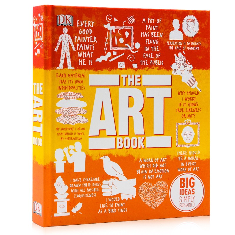 DK Big Ideas Simply Explained图解百科全书丛书系列英文原版 The Art Book艺术大开精装全彩插图铜版纸科学科普