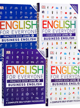 English for Everyone 商务英语系列 DK语法书 英语语法图解指南 人人学英语 新视觉 英文原版 日常综合训练单词词语参考书