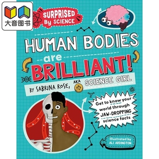 Surprised 大音 自然科学 are 惊喜系列 人体很神奇 Brilliant Science 儿童科普绘本 科学 Human 英文原版 Bodies