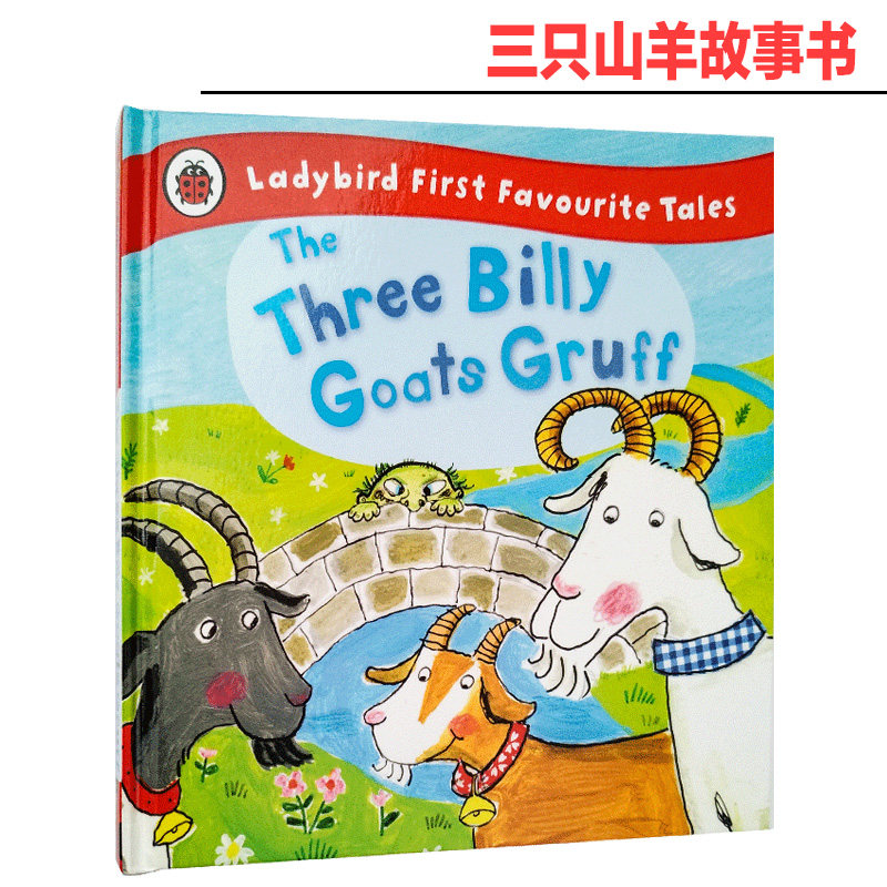 比利羊 原版英文故事书 The Three Billy Goats Gruff Ladybird First Favourite Tales 小飘虫童话读本 小初文学 大音,书籍/杂志/报纸,原版其它,淘宝优惠券,粉丝福利购,淘宝优惠卷