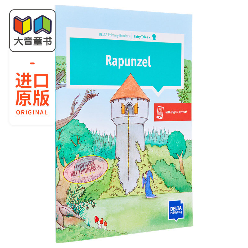 Rapunzel (A1,YLE Movers 1) Delta Primary Readers Fairy Tales长发公主 剑桥YLE考试剑少二级 初级阅读童话 大音