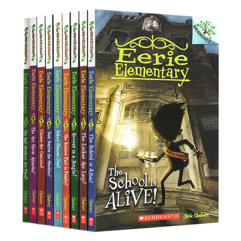 Eerie Elementary怪诞小学 1-10册 Scholastic Branches学乐大树英文原版初级章节桥梁书美国畅销小学读物 EerieElementary-封面