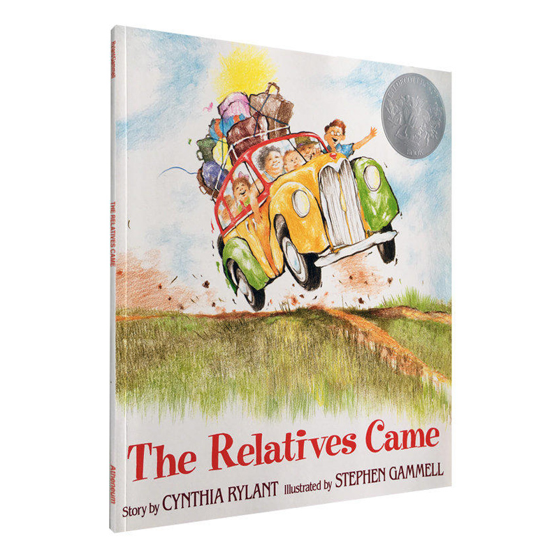 亲朋自远方来 英文原版儿童绘本 The Relatives Came 凯迪克银奖 辛西娅·赖蓝特Cynthia Rylant 大开本平装 书籍/杂志/报纸 儿童读物原版书 原图主图