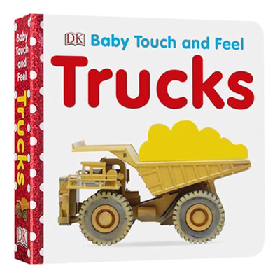 Baby Touch and Feel Trucks 宝宝触摸书 卡车 婴幼儿启蒙英文原版绘本0-1-3岁认知早教英语babytouchandfeel 许美达 DK My f