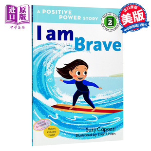 Positive Brave Story Power 正能力小故事2级 分级读物 英文原版 我很勇敢 6岁 贴纸书