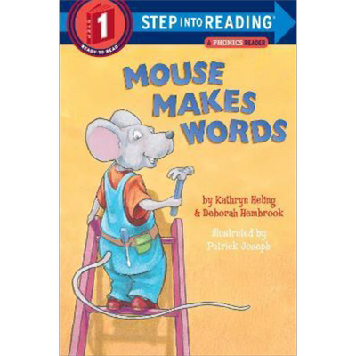 Step into Reading兰登阅读进阶1小老鼠造字 自然拼读Mouse Makes Words: A Phonics 英文原版童书 分级阅读  大音