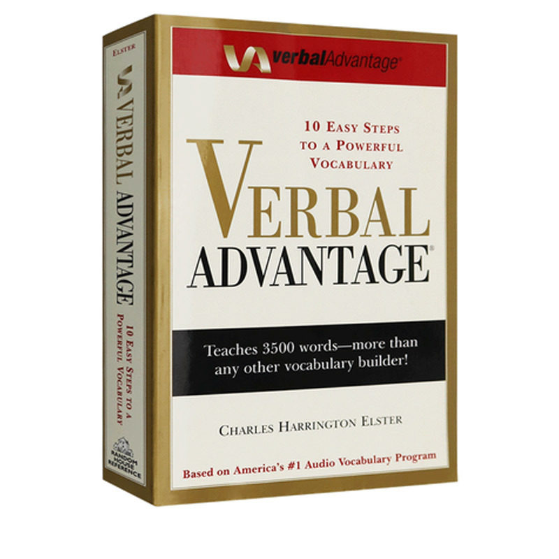 Verbal Advantage 言语优势 英文原版 具有强大词汇量的十个简单步骤 词汇单词书 GRE出国考试工具书 适合GRE留学英语专业
