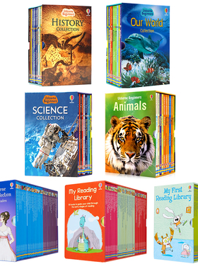 英文原版分级阅读合集 英语启蒙读物 Usborne尤斯伯恩图书馆Reading Library  Beginners初学者 Reading 大音