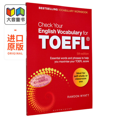 Check Your English Vocabulary for TOEFL 检查您的托福英语词汇 Bloomsbury 英文原版 英语词汇学习 大音