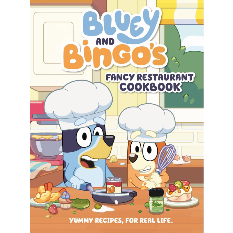 预售 小蓝狗布鲁伊：神奇的菜谱Bluey: Fancy Rest. Cookbook 英文原版 卡通动画 儿童绘本 故事图画书 精装精品绘本 大音