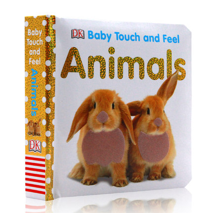 100元任选4 Baby Touch and Feel Animals 宝宝触摸书动物 婴幼儿启蒙英文原版纸板书 0-1-3岁认知英语绘本 babytouchandfeel
