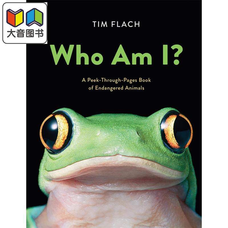 我是谁 濒危动物猜猜书 Who Am I A Peek-Through-Pages Book of Endangered Animals 英文原版 儿童自然科普读物 大音