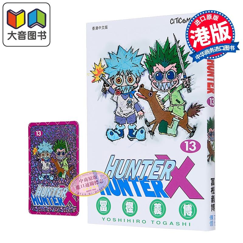 漫画 HUNTER X HUNTER 全职猎人 第13集 富坚义博 港版漫画书 文化传信出版 大音