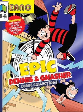 比诺故事套装 Beano Collection Beano Epic Dennis & Gnasher Comic Collection 英文原版 儿童漫画故事 精装书 大音